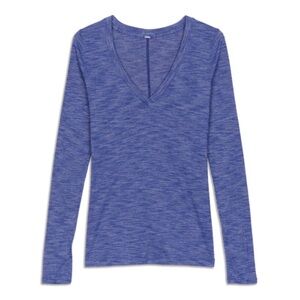 Lululemon V-Neck Long Sleeve‎ Top Size 4